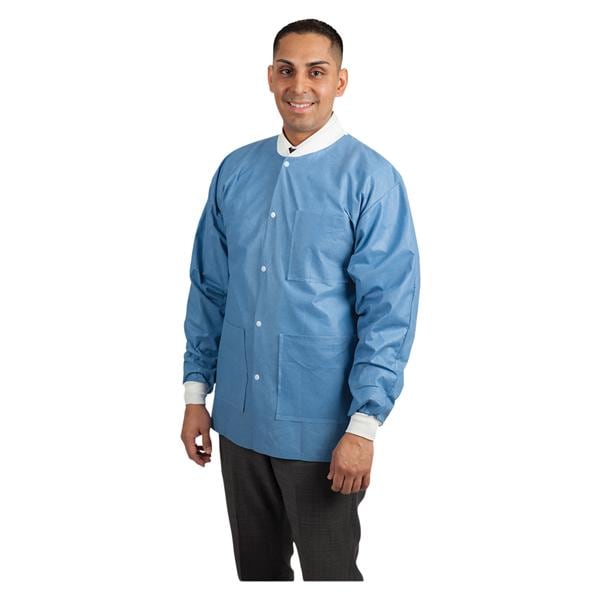 Maxi-Gard Protective Jacket SMS Small Ceil Blue 10/Pk, 5 PK/CA