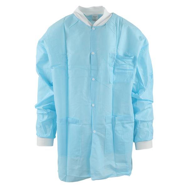 Maxi-Gard Protective Jacket SMS Small Sky Blue 10/Pk