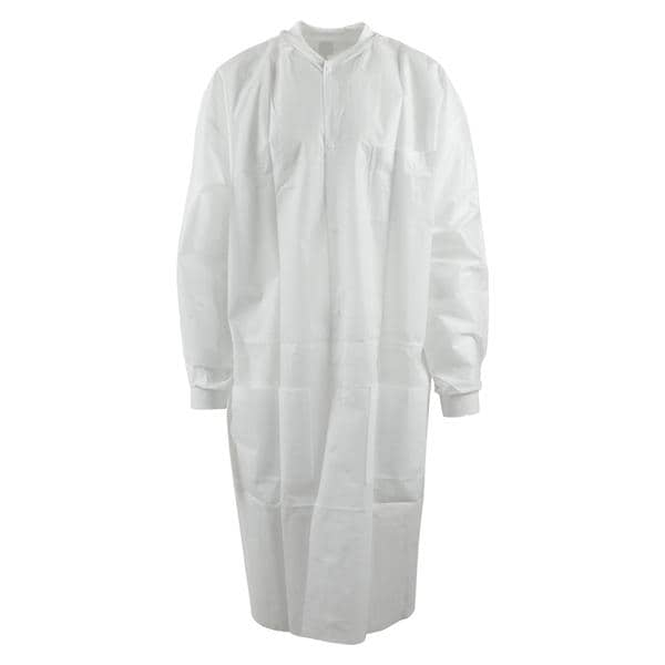 Maxi-Gard Protective Lab Coat SMS X-Large White 10/Pk, 5 PK/CA