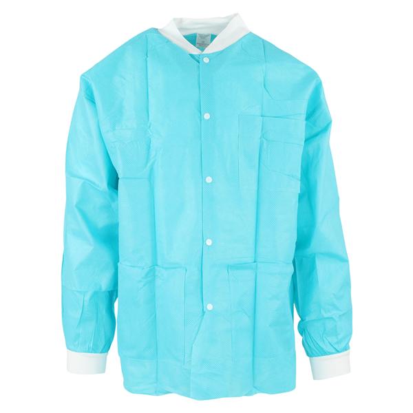 Maxi-Gard Protective Jacket SMS Large Teal 10/Pk