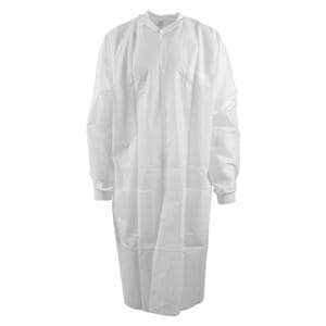 Maxi-Gard Protective Lab Coat SMS Small White 10/Pk, 5 PK/CA