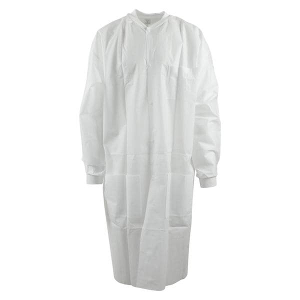 Maxi-Gard Protective Lab Coat SMS Small White 10/Pk, 5 PK/CA