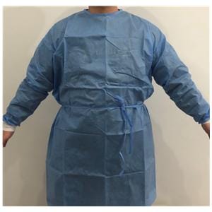 Essentials Isolation Gown AAMI Level 1 X-Large Blue 10/Bg, 10 BG/CA