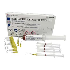 Retreat 15.5% Ferric Sulfate Liquid Syringe Kit 30mL/Ea, 20 EA/CA