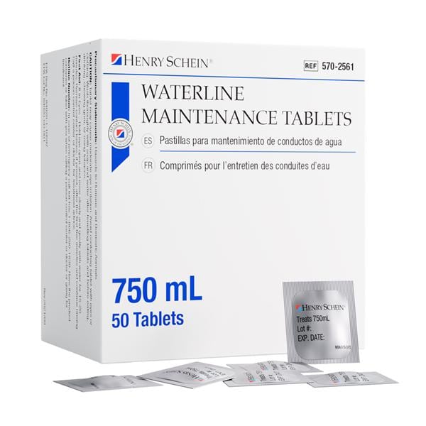 Waterline Cleaning Tablets 750 mL 50 / Box 50/Bx