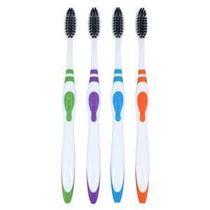 Acclean Toothbrush Adult 37 Tuft Compact 3 Colors 72/Bx, 6 BX/CA