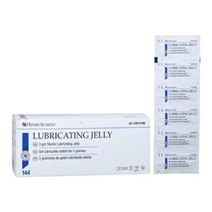 Henry Schein Lubricating Jelly 3gm Packet 144/Bx