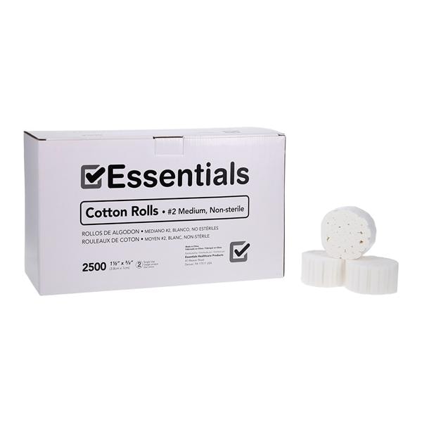 Essentials EDLP Cotton Roll 1.5 in Non Sterile 2500/Bg