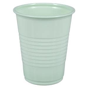 Drinking Cup Plastic Green 5 oz Disposable 1000/Ca