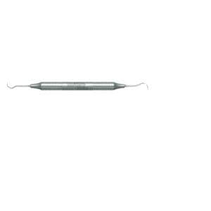 Xdura Curette Jacquette Double End Size 5/33 DuraLite Round Stainless Steel Ea