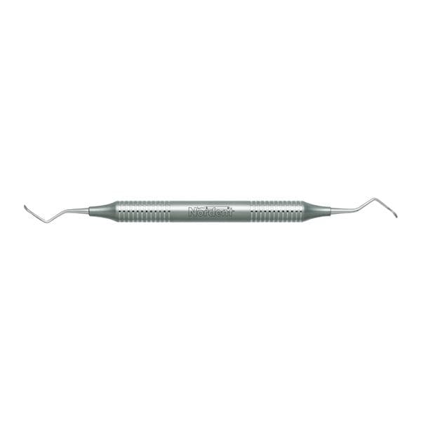 Curette Columbia Double End Size 4R/4L DuraLite Round Stainless Steel Ea