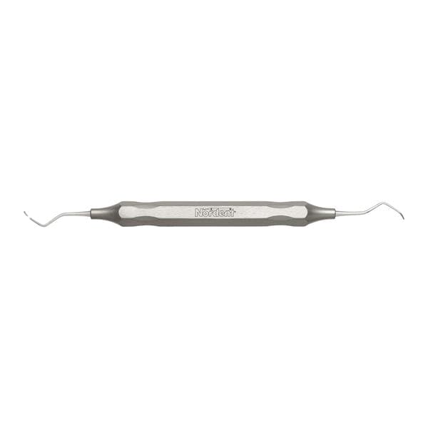 Universal Curette Barnhart Double End Size 5/6 DuraLite Hex Stainless Steel Ea