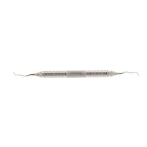 Curette Gracey Double End Size 15/18 #6 Satin Steel Immunity Steel Ea