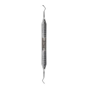 Curette Columbia Double End Size 13/14R #6 Satin Steel Rigid Immunity Steel Ea