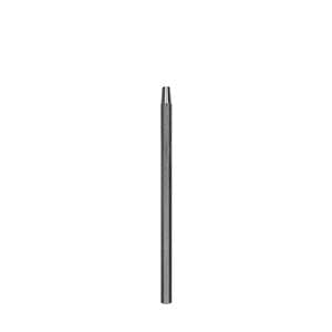 Mirror Handle Satin Steel Cone Socket Single End #1 Octagonal Ea