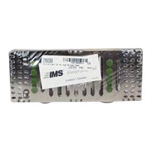 IMS Instrument Cassette Stainless Steel Green 8 Instruments Ea