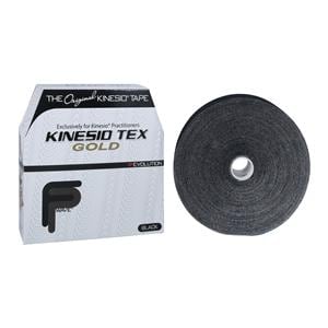 Kinesio Tex Gold Kinesiology Tape Cotton/Elastic/Acrylic 2"x34yd Black NS 1Rl/Bx