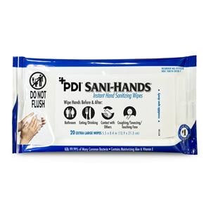 Sani-Hands Sanitizing Wipes Bedside Pack Fragrance Free 20/Pk