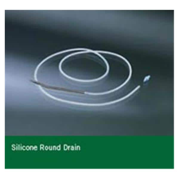 Silicone Wound Drain Round Tip End Perforated