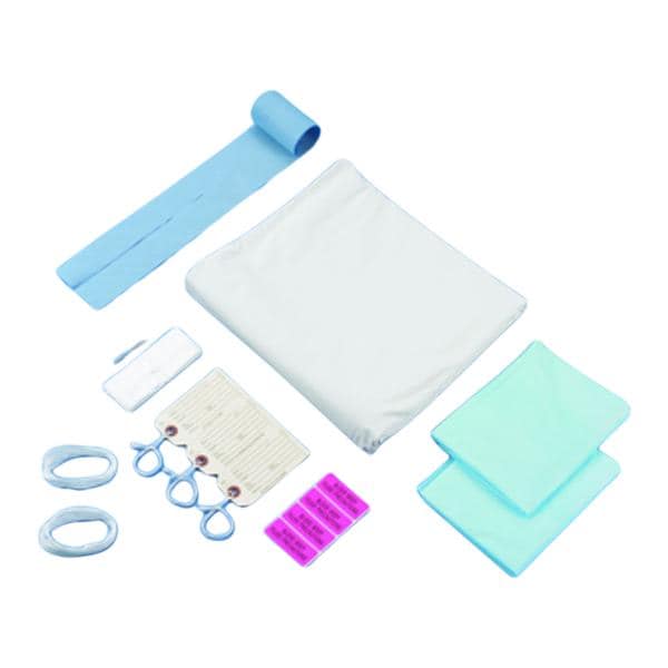 Post Mortem Kit 36x90" White Zipper Closure Polyvinyl Chloride 10/CA