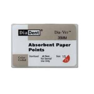 Dia-Vet Paper Points Size 15/25 0.02 60/Bx
