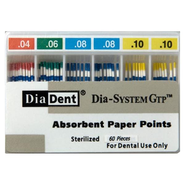 Dia-SystemGTP Absorbent Points .06 Green 35 100/Bx