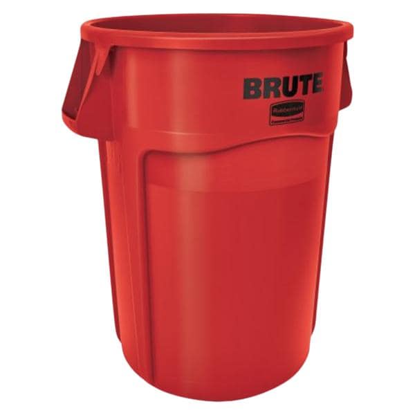 Brute Red Container 44gal without Lid 4/Pk