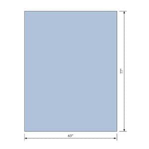 63x77" Sterile Sheet Drape Non-Fenestrated