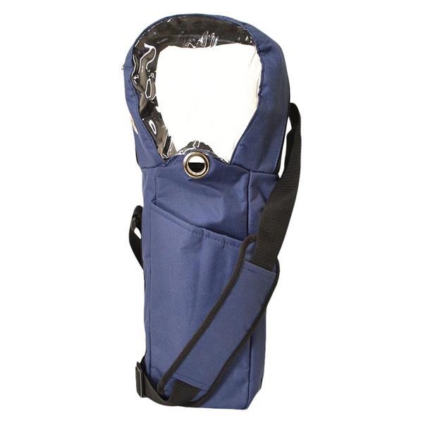 Bag Oxygen Blue Zipper Closure Shoulder Strap EA