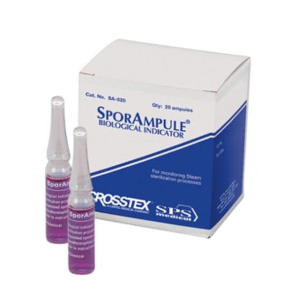 SporAmpule Spore Biological Indicator 100/BX