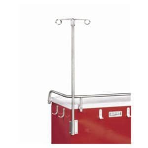 IV Pole 2 Prongs 34.25-52.5" Height Adjustable