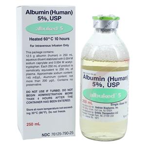 Albuked 5 Injection 5% SDV 250mL Each