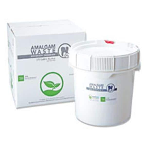 Amalgam Container 14qt Plastic Ea