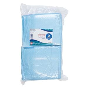 Incontinence Underpad Unisex 23x36" High Absorbency Blue 150/Ca