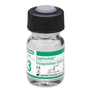 Lyphochek Coagulation Level 3 Control 12x1mL Lyophilized For Analyzer 12/Bx