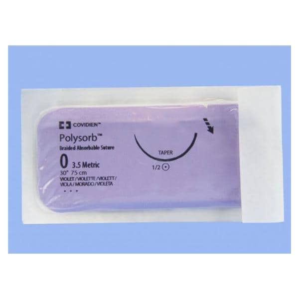 Polysorb Suture 0 30" Polyester Braid GS-22 Violet 36/Ca