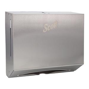 Scottfold Paper Towel Dispenser Silver Stainless Steel Ea