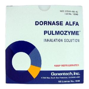 Pulmozyme Inhalation Solution 5mg Ampule 2.5mL 30/Cr