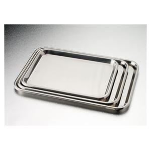 Instrument Tray 15-1/8x10-1/2x5/8" Stainless Steel 12/Bx