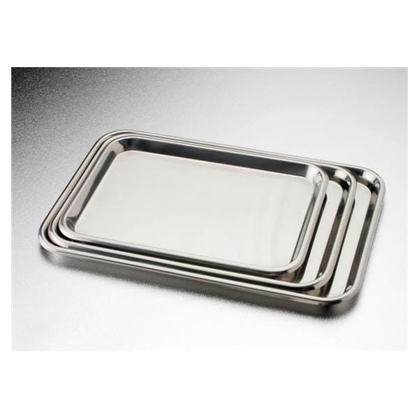 Instrument Tray 15-1/8x10-1/2x5/8" Stainless Steel 12/Bx