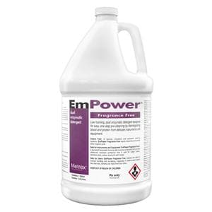 EmPower Dual Enzymatic Detergent 1 Gallon Fragrance Free 1/Ga, 4 EA/CA