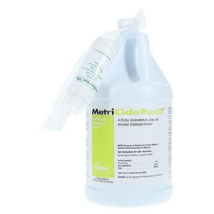 MetriCide Plus 30 Extra Strength Disinfectant 3.4% Gltrldhd 4 Gallon Gal/Bt, 4 EA/CA