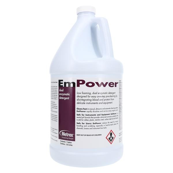 EmPower Dual Enzymatic Detergent 1 Gallon Breeze 1/Ga, 4 EA/CA