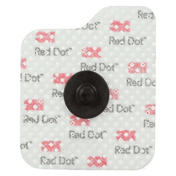 Red Dot Electrocardio Electrode Adult/Pediatric 1.56x1.25 Sft Clth Disp 3X200/Ca