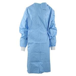 Aero Surgical Gown AAMI Level 3 Brthbl Mtrl Standard / Small / Medium Blue Ea