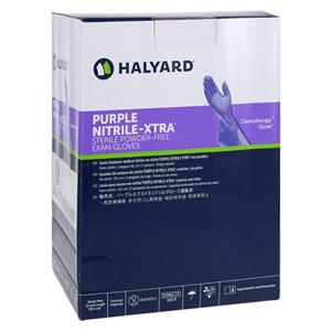 KC5 Purple Nitrile X-Tra Nitrile Exam Gloves X-Large Purple Sterile, 4 BX/CA