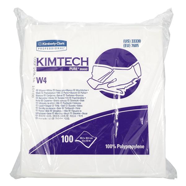 Kimtech Dry Wipes Disposable Polypropylene 12 in x 12 in White 500/Ca