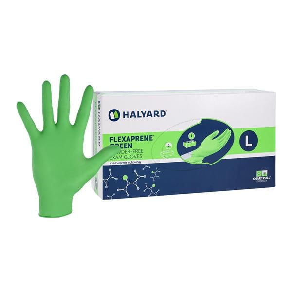 Flexaprene Green Chloroprene Exam Gloves Large Green Non-Sterile