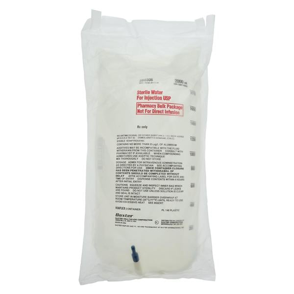 Viaflex IV Injection Solution Water 2000mL Pharmacy Bulk Package/...