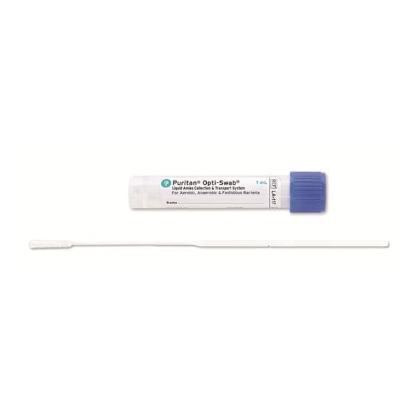 Opti-Swab Polystyrene Handle Liquid Amies Transport System 1mL Sterile 300/Ca